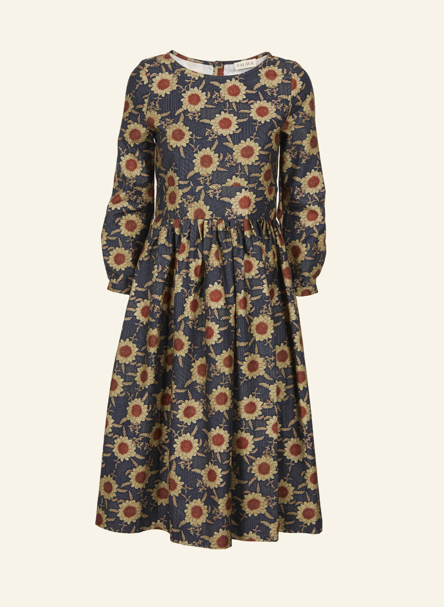 Philippa Dress - Navy Artichoke