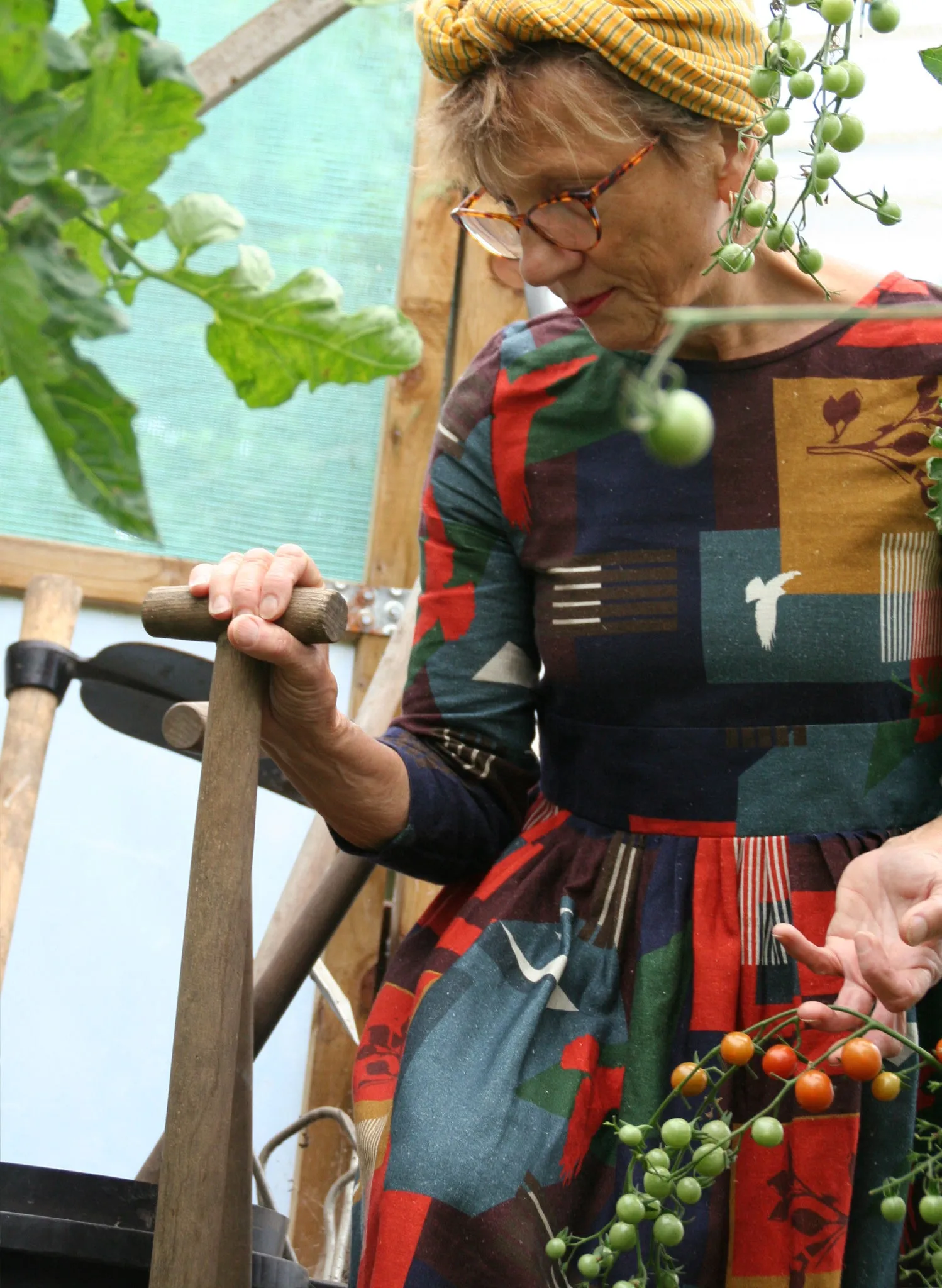Philippa - Navy Allotment Dress