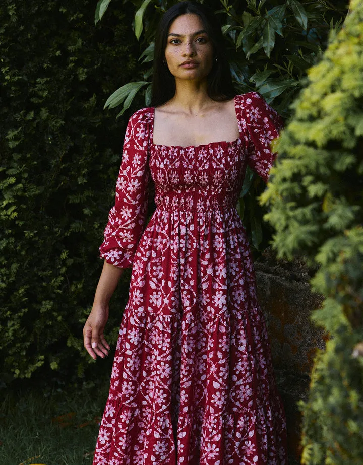 PINK CITY PRINTS - Cindy Dress - Scarlet Forest
