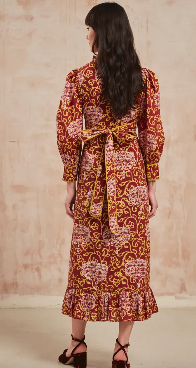 Pink City Prints Earthen Jungle Petworth Dress