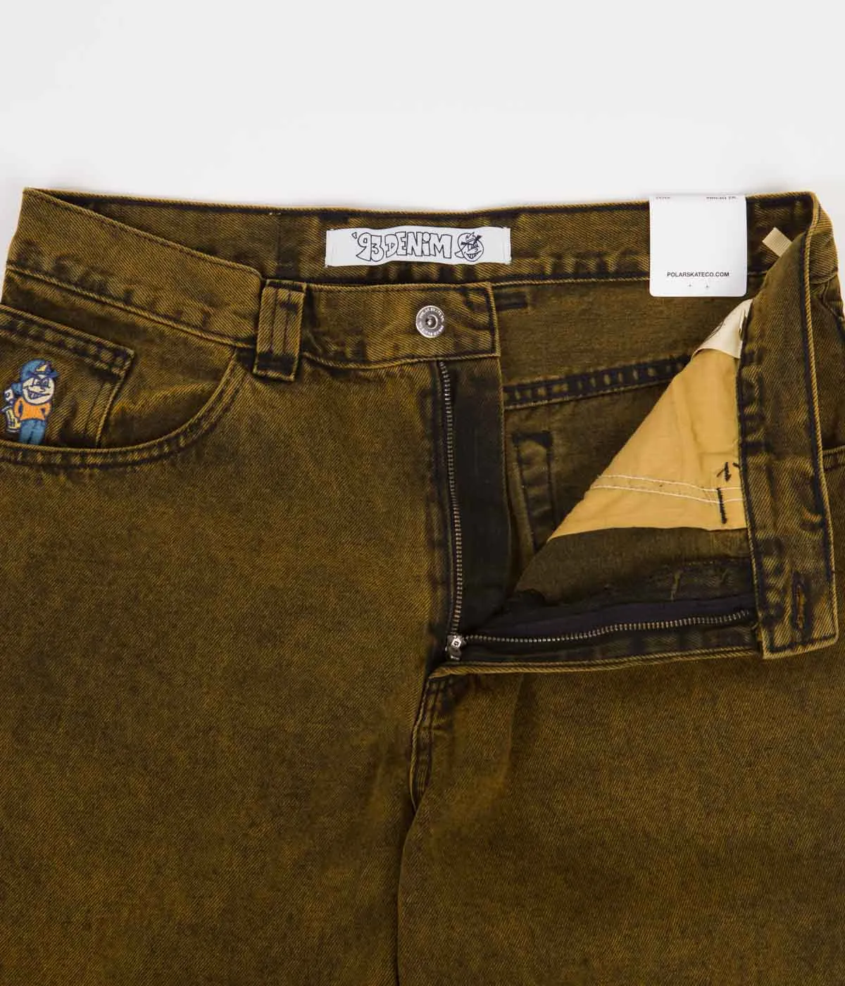 Polar 93 Denim Jeans - Yellow Black
