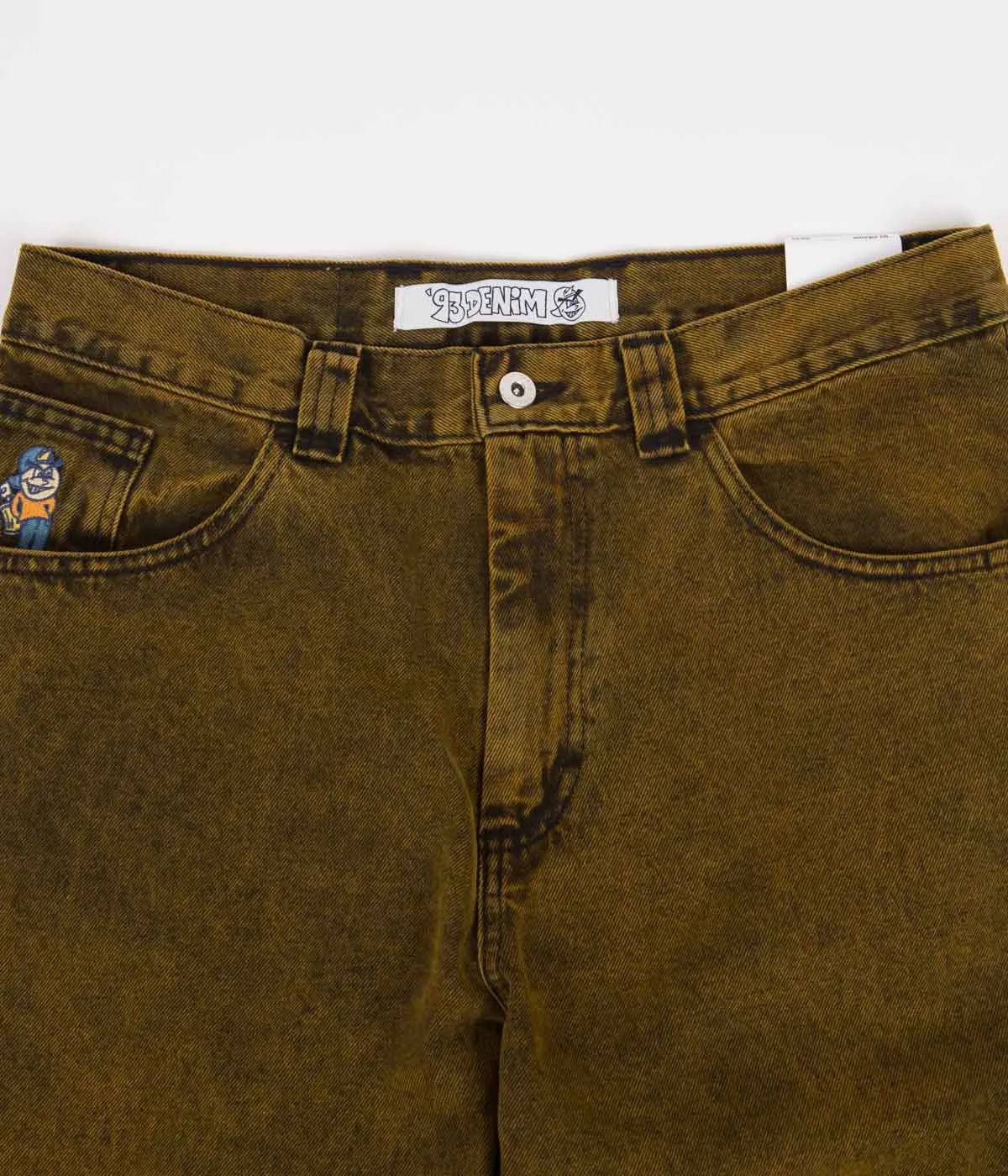 Polar 93 Denim Jeans - Yellow Black