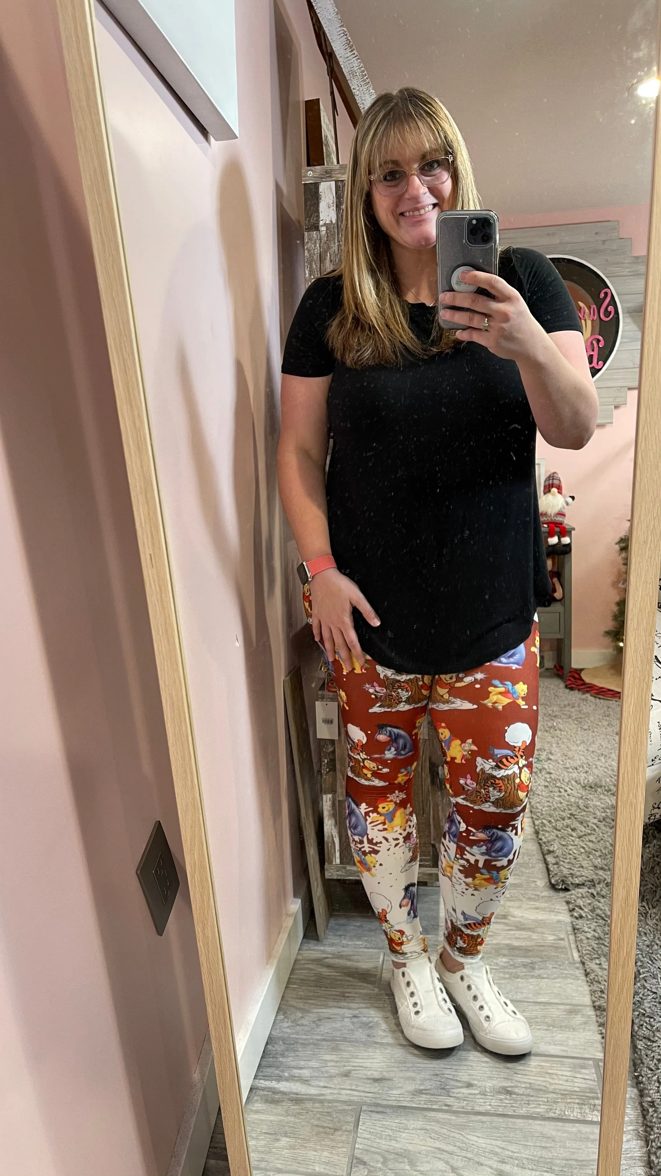 Pooh Snowflake Leggings