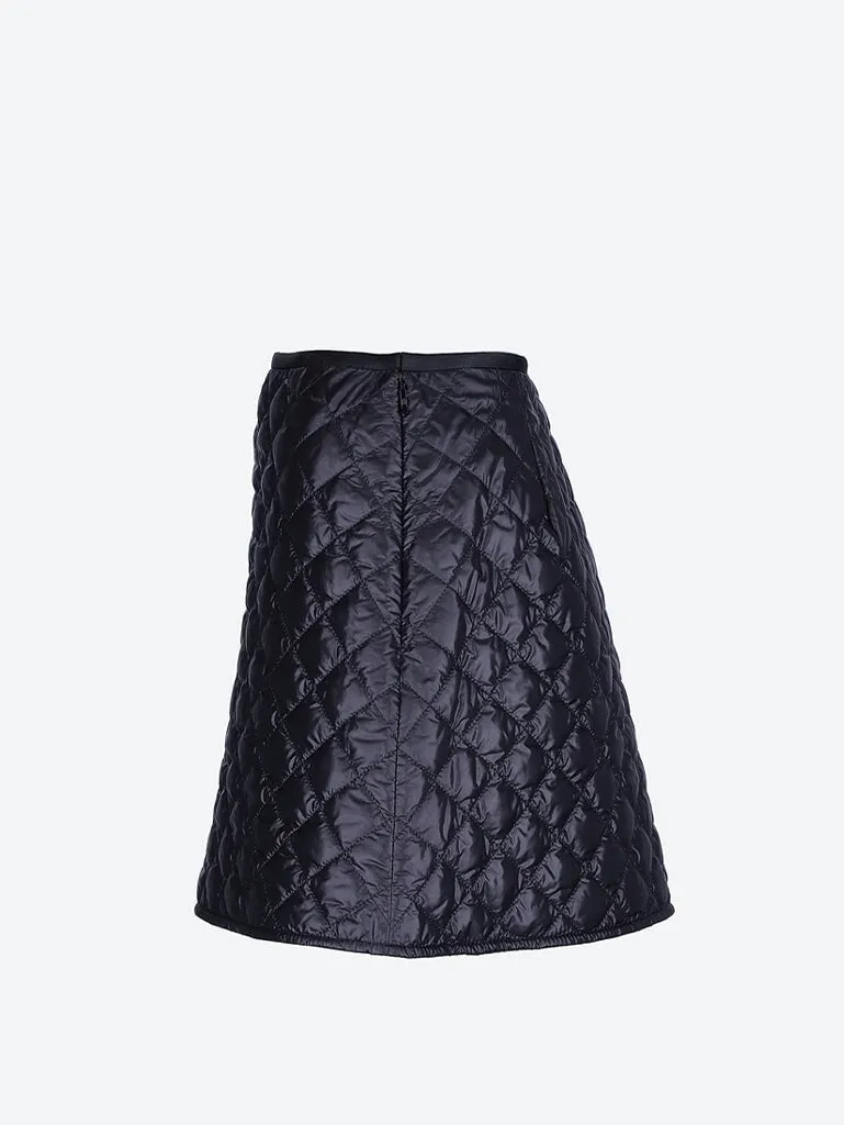 Quilted mini skirt