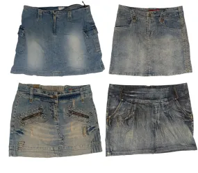 "Y2K Mini Magic: Vintage Denim Skirt 🔥(S-169)