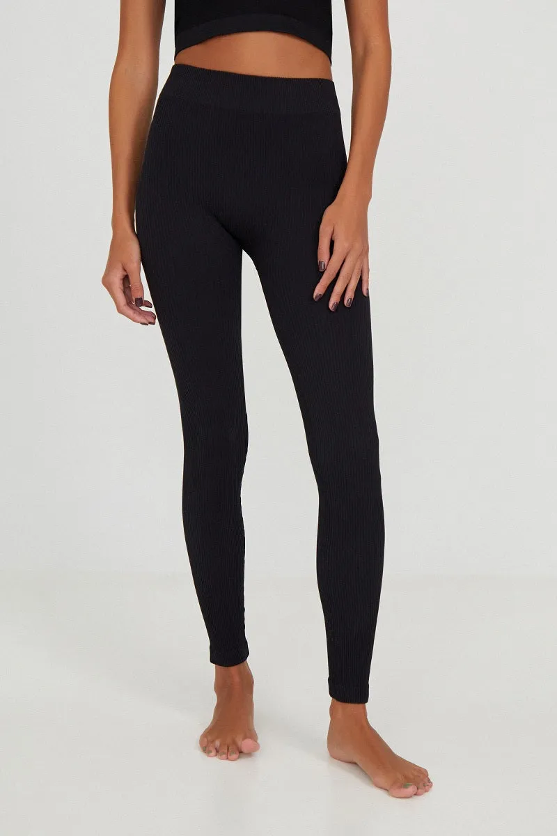 Ribbed leggings