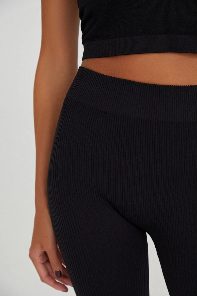 Ribbed leggings