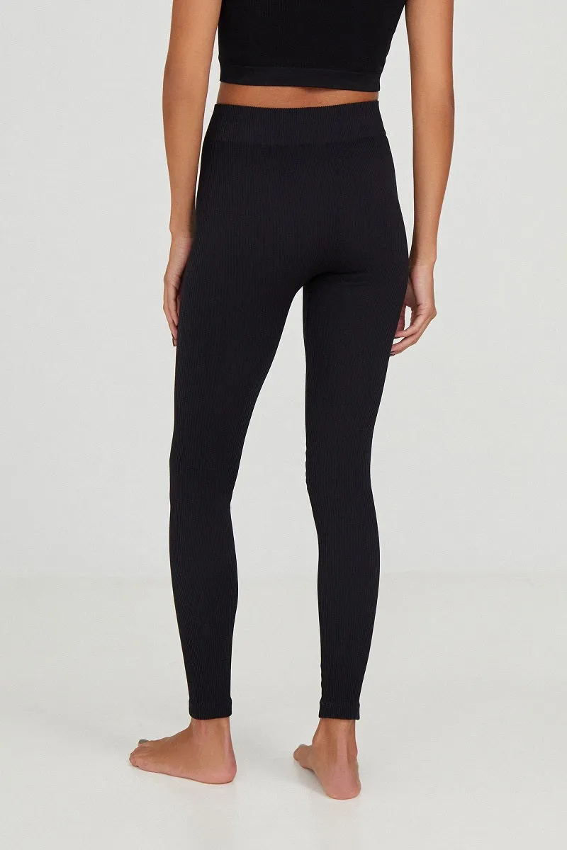 Ribbed leggings