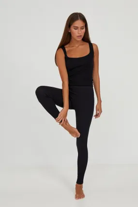 Ribbed leggings
