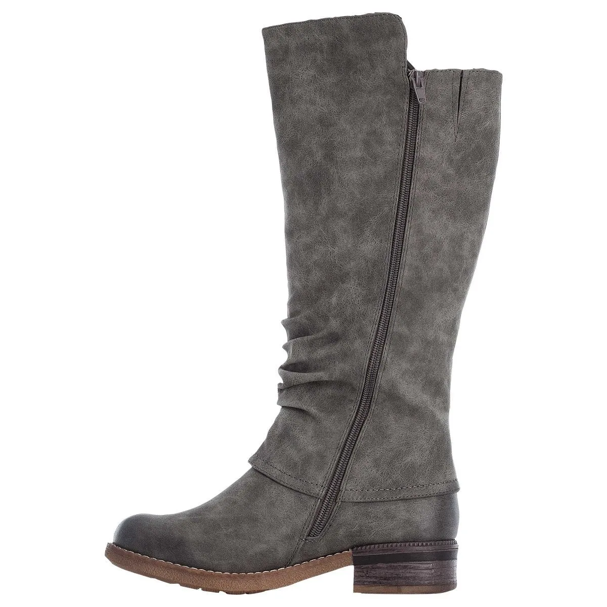 Rieker Women's 94652-45 Smoke Nubuck Waterproof