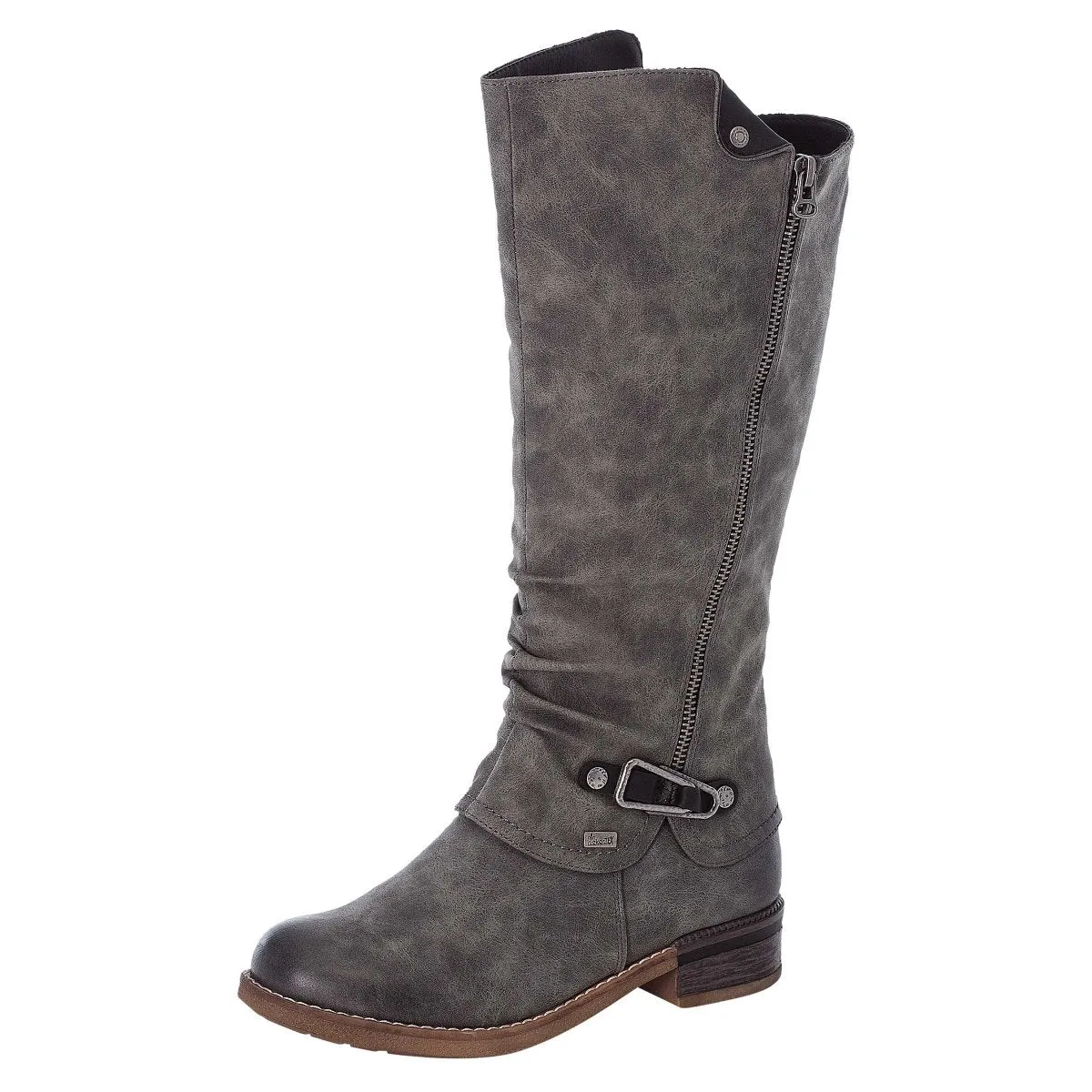 Rieker Women's 94652-45 Smoke Nubuck Waterproof