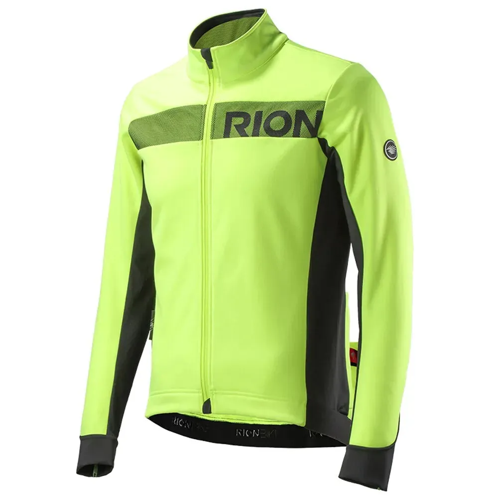 RION Winter Men Cycling Jacket Thermal Fleece Windbreaker Bicycle Clothing MTB Bike Jackets Clothes for Man