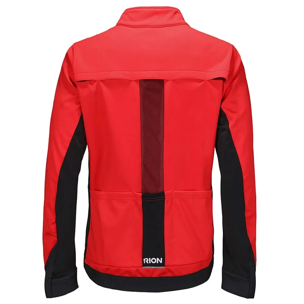 RION Winter Men Cycling Jacket Thermal Fleece Windbreaker Bicycle Clothing MTB Bike Jackets Clothes for Man