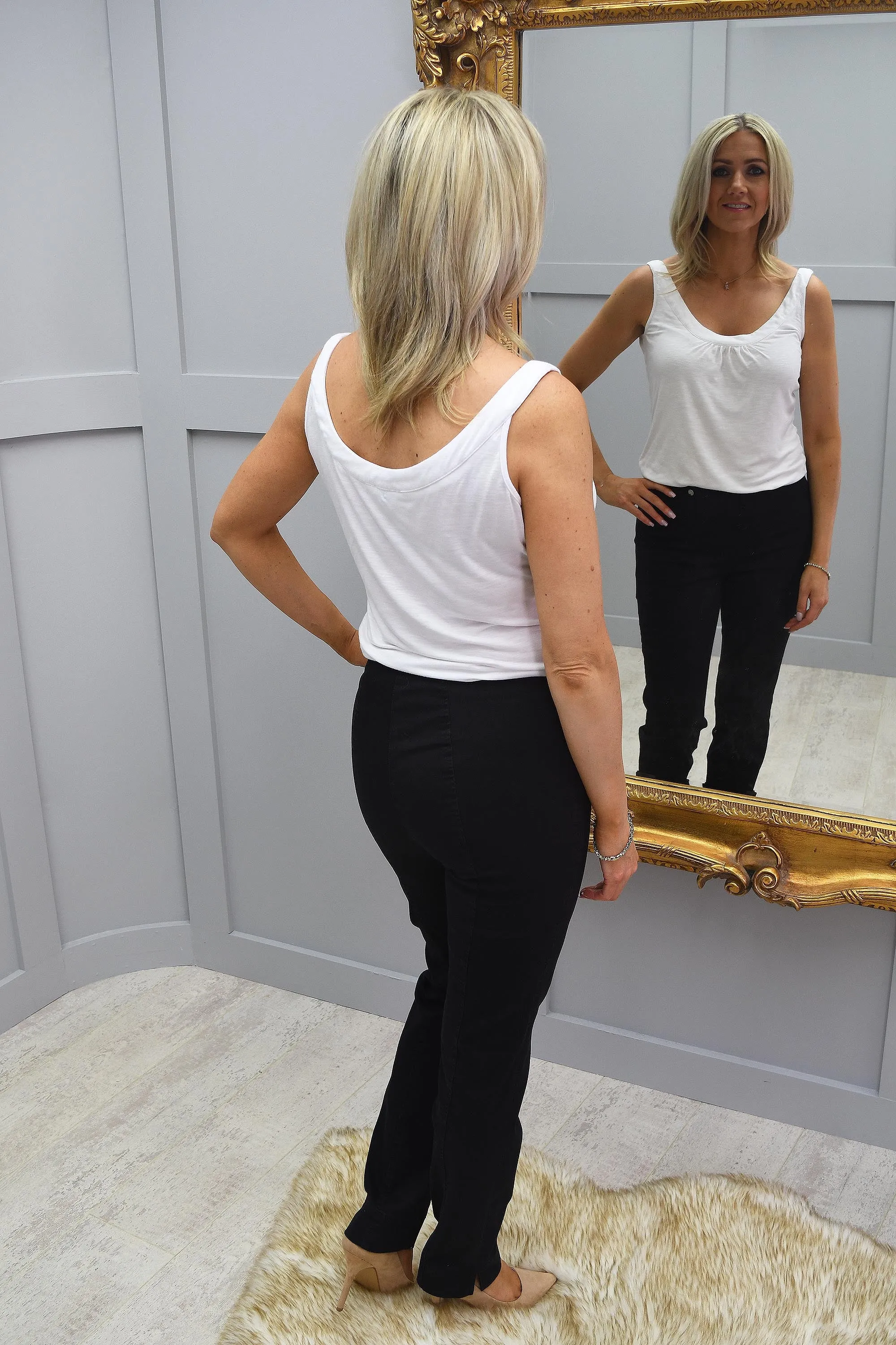 Robell Marie Black Denim Jeans - 51639 5448 90