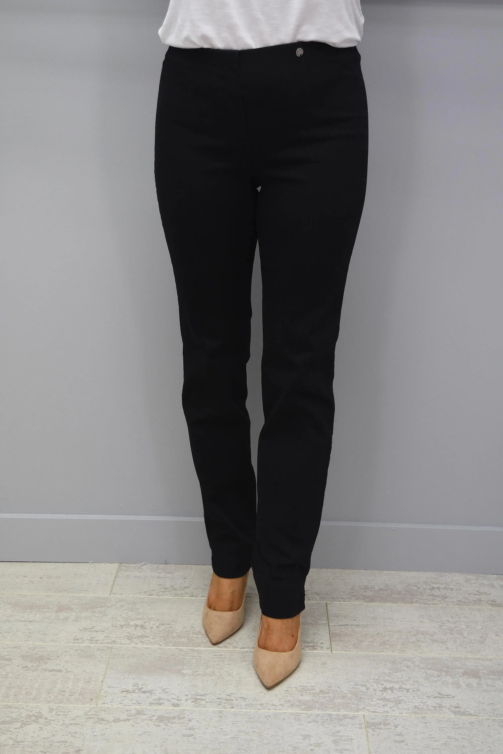 Robell Marie Black Denim Jeans - 51639 5448 90