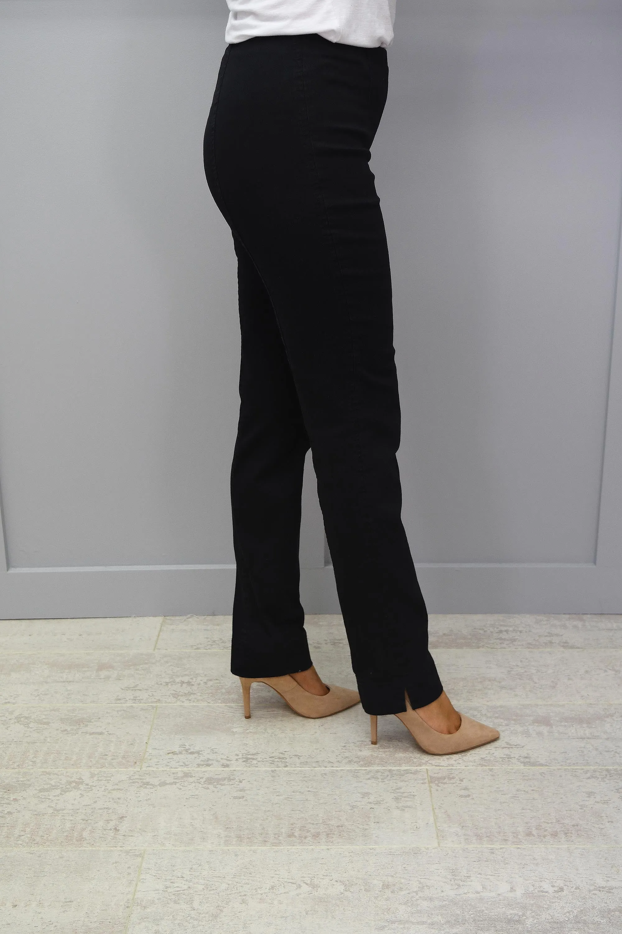 Robell Marie Black Denim Jeans - 51639 5448 90