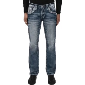 Rock Revival Men's Baxter J211 Straight Jeans