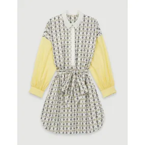 Rocsi Dress - White/Yellow