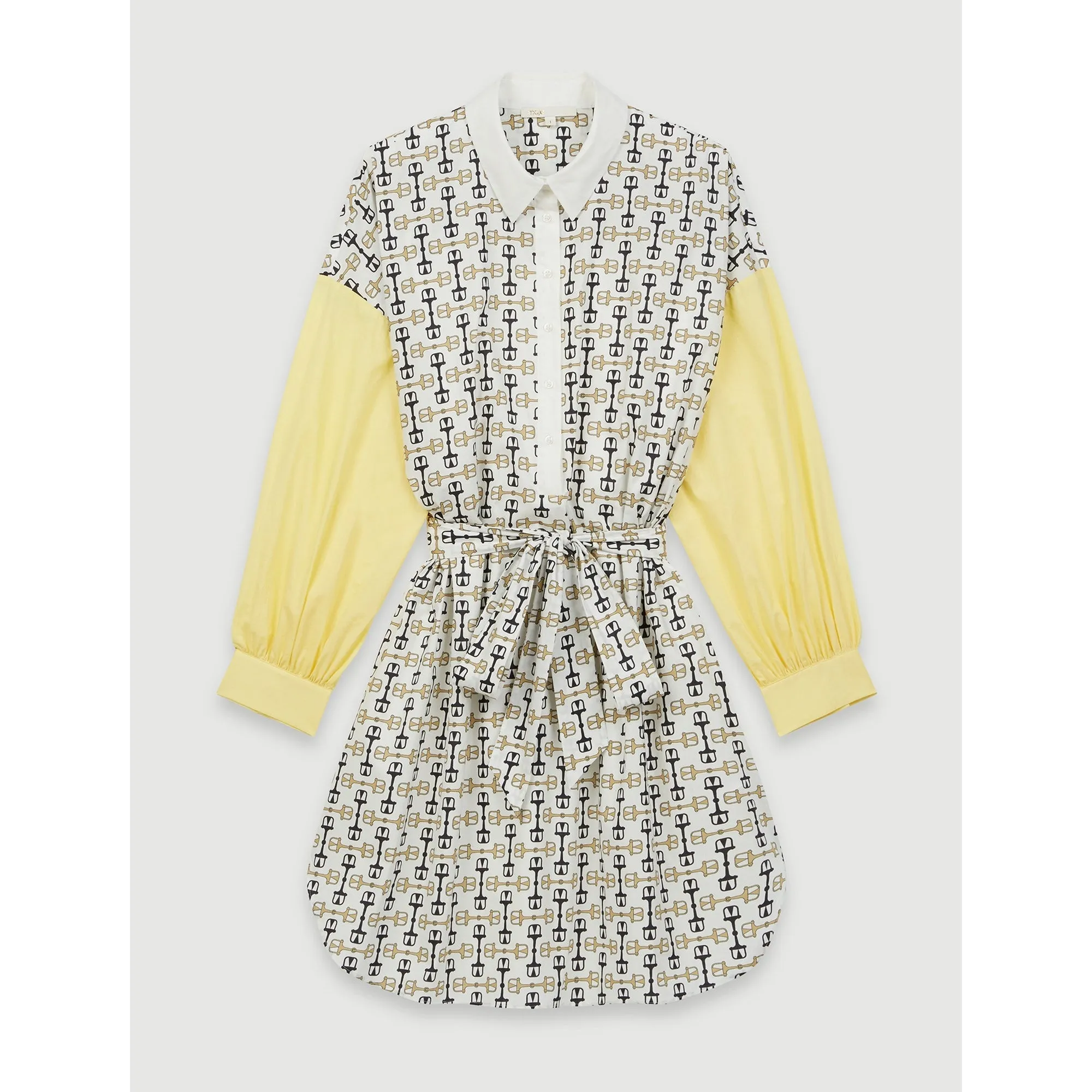 Rocsi Dress - White/Yellow