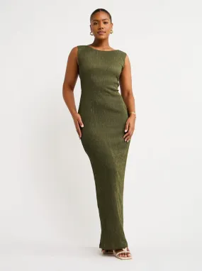 Rumer Amara X-Back Maxi in Khaki