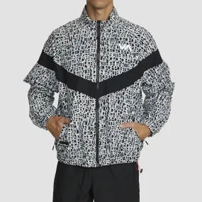 RVCA X Bedwin IPFU Track Jacket Black Print