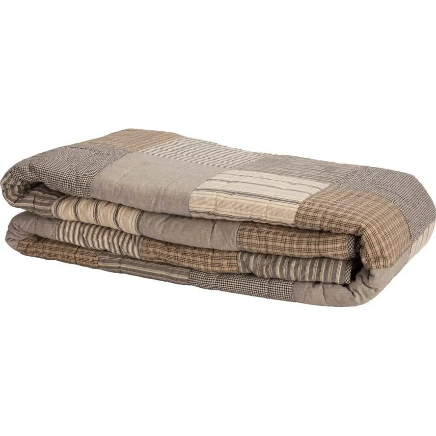 Sawyer Mill Charcoal Patchwork Farmhouse Quilts