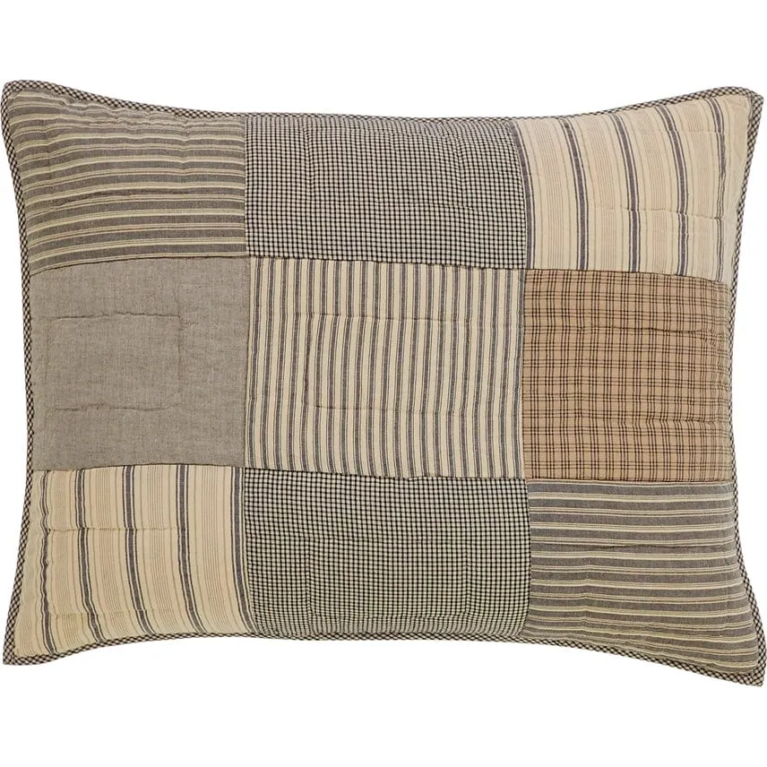 Sawyer Mill Charcoal Patchwork Farmhouse Quilts