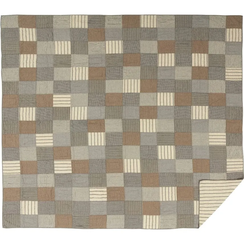 Sawyer Mill Charcoal Patchwork Farmhouse Quilts