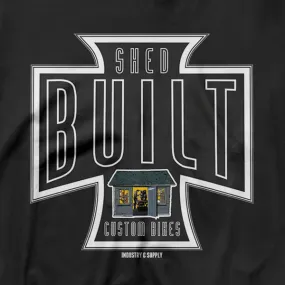 SHED BUILT CUSTOM BIKES T-SHIRT