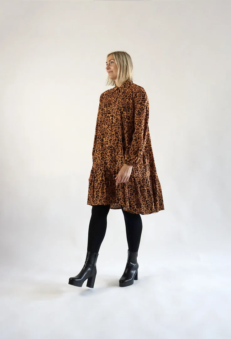 Shirt Dress Leopard