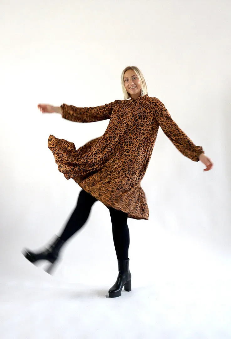 Shirt Dress Leopard