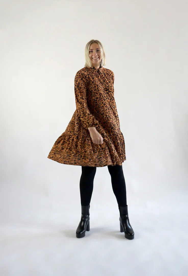 Shirt Dress Leopard