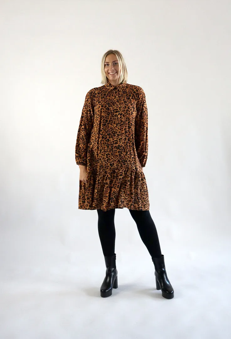 Shirt Dress Leopard