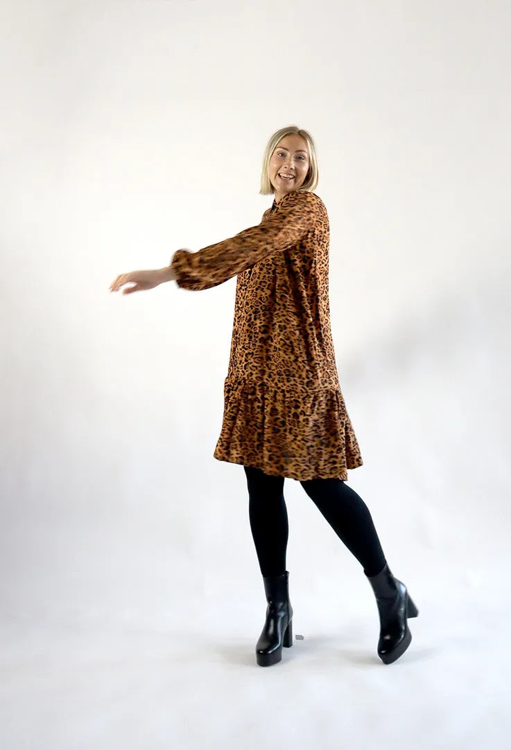 Shirt Dress Leopard