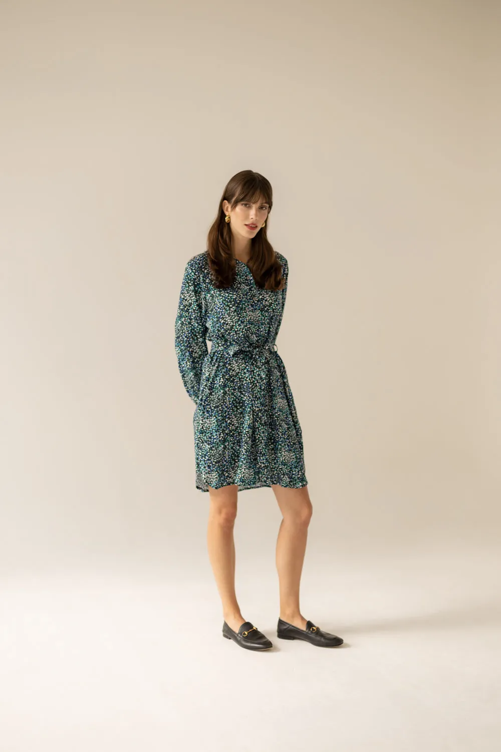 Shirt Dress Small Print
