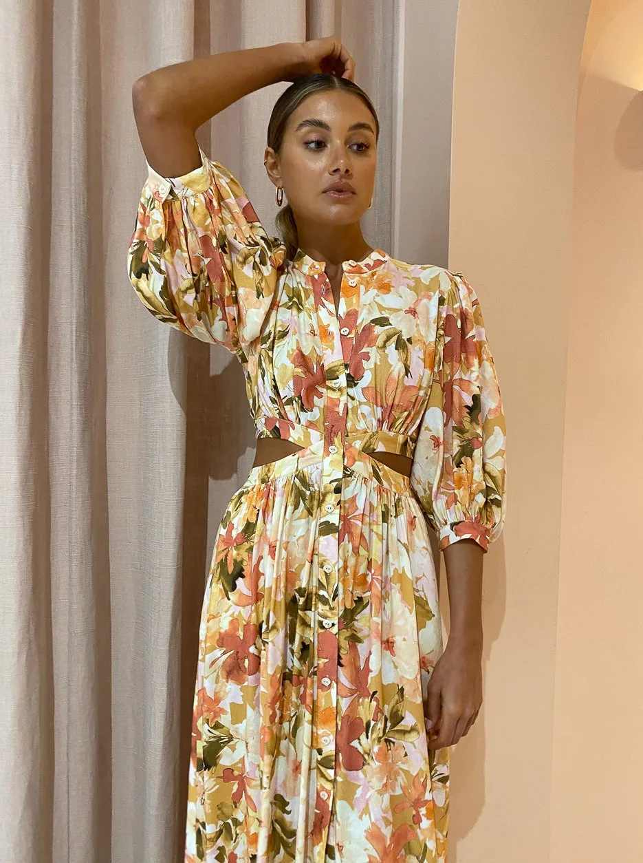 Significant Other Svana Dress in Watercolour Floral