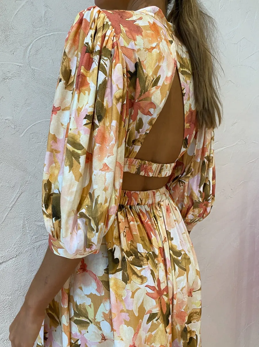 Significant Other Svana Dress in Watercolour Floral