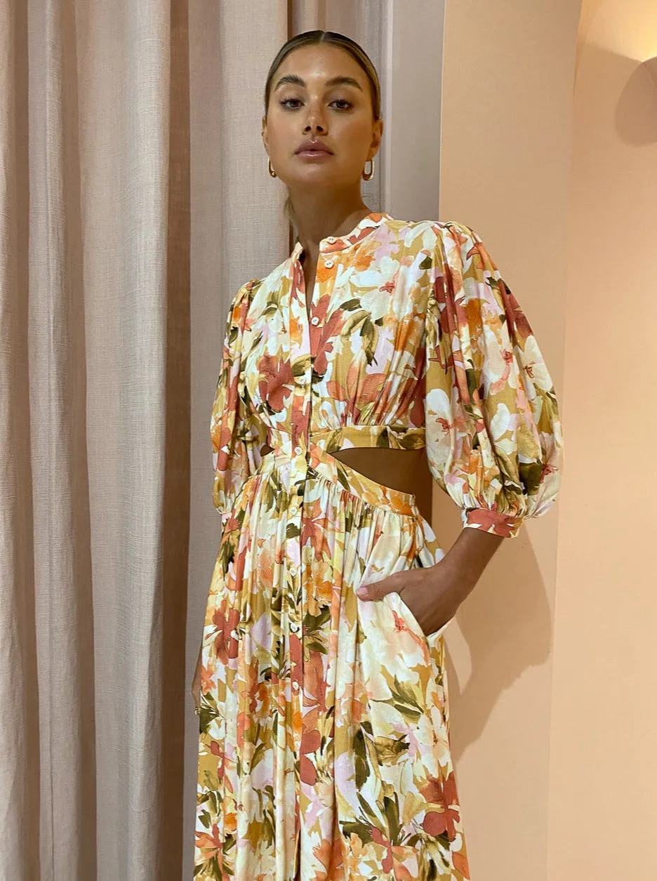 Significant Other Svana Dress in Watercolour Floral