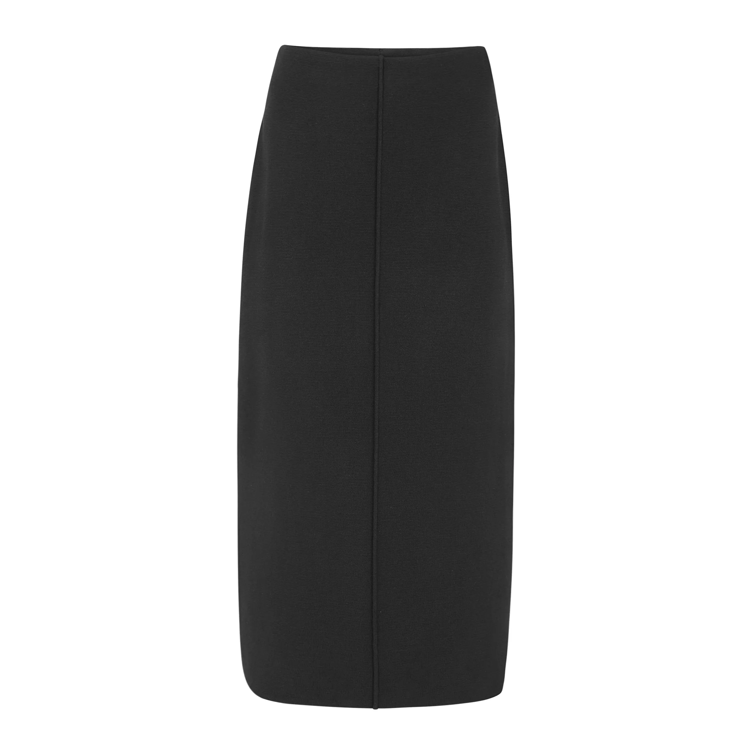 SRHenrietta Slit Skirt knit - Black