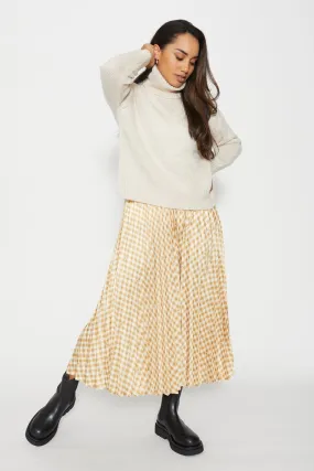 Stella   Gemma - Isabella Skirt - Honey Gingham