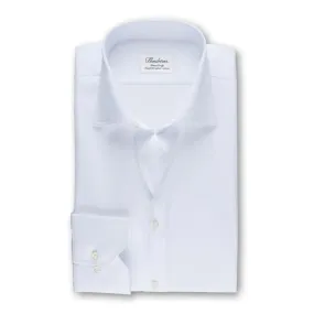 Stenströms Stock White Twill Shirt