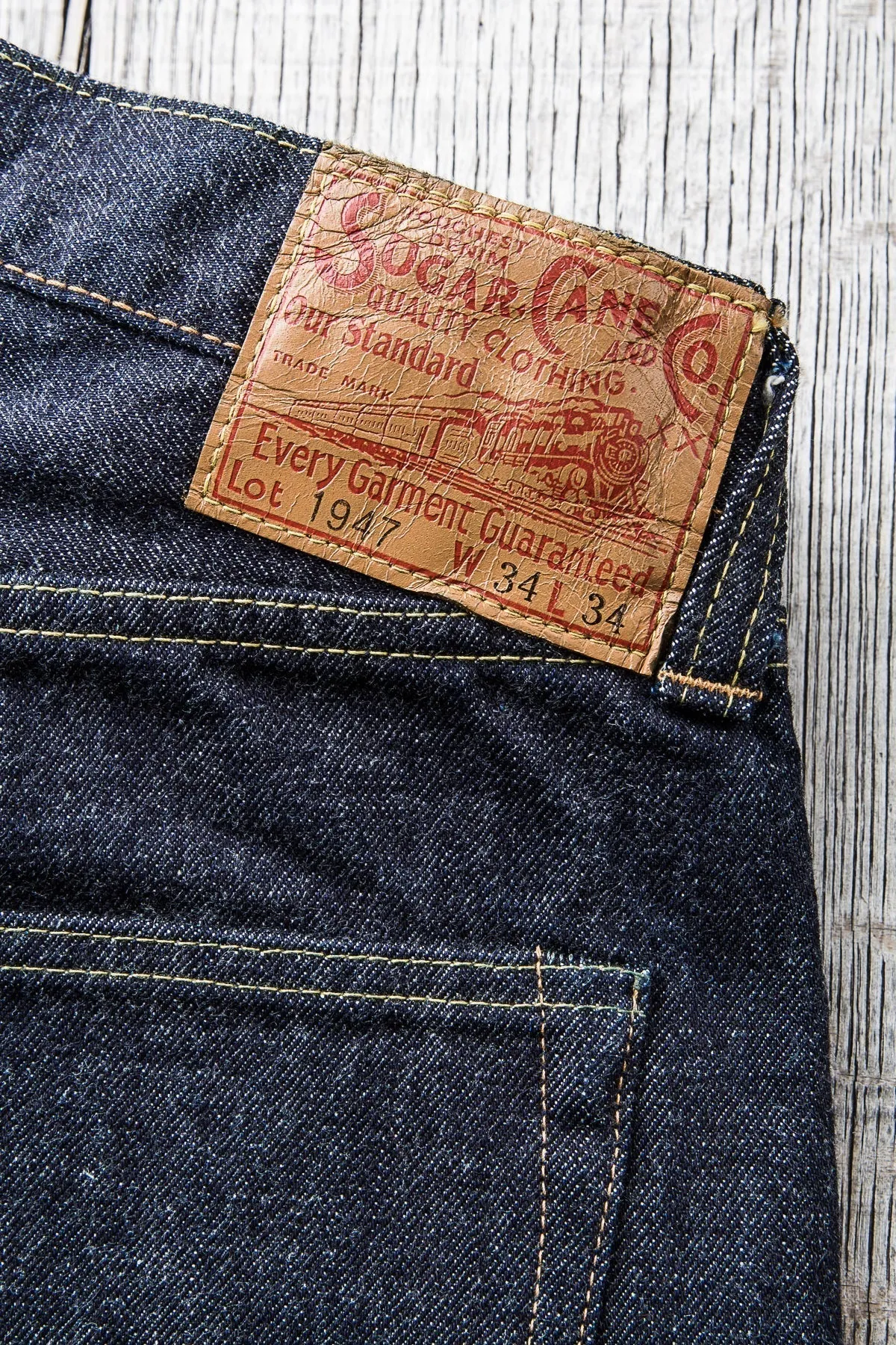 Sugar Cane & Co. 1947 Model 14,25oz One Wash Denim SC41947A