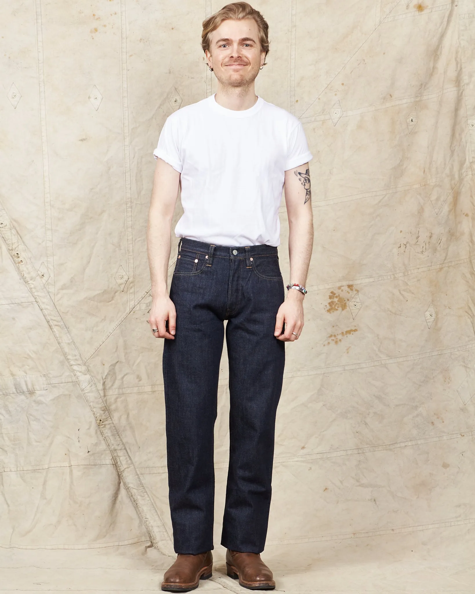 Sugar Cane & Co. 1947 Model 14,25oz One Wash Denim SC41947A