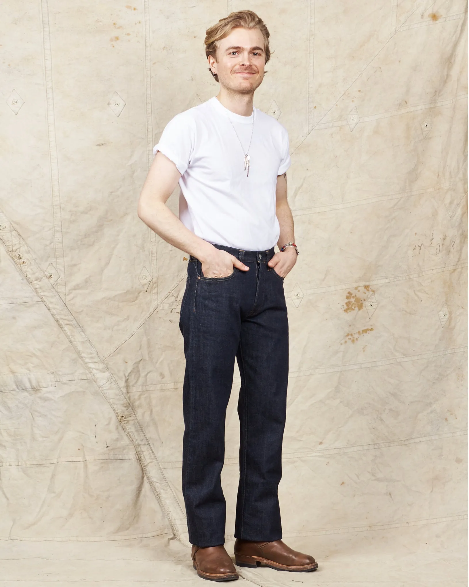 Sugar Cane & Co. 1947 Model 14,25oz One Wash Denim SC41947A