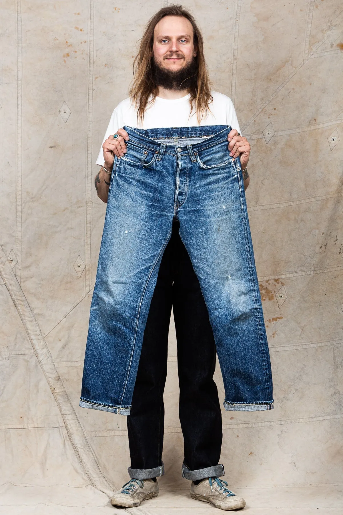 Sugar Cane & Co. 1947 Model 14,25oz One Wash Denim SC41947A