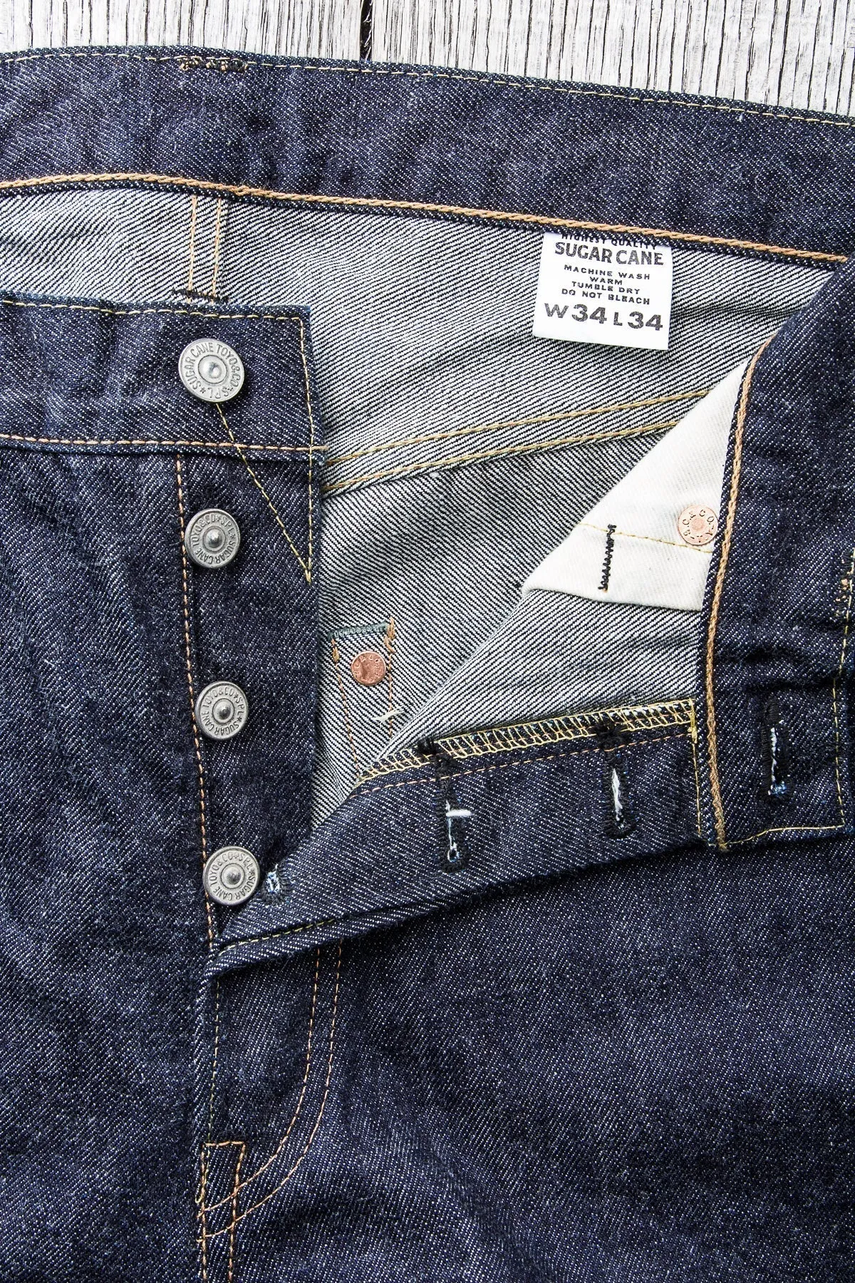 Sugar Cane & Co. 1947 Model 14,25oz One Wash Denim SC41947A
