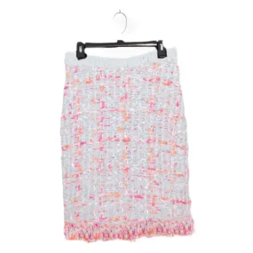 Sweater knit Tweed Skirt (Grey.Pink)