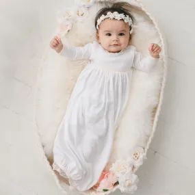 Tessa Quilt Newborn Gown