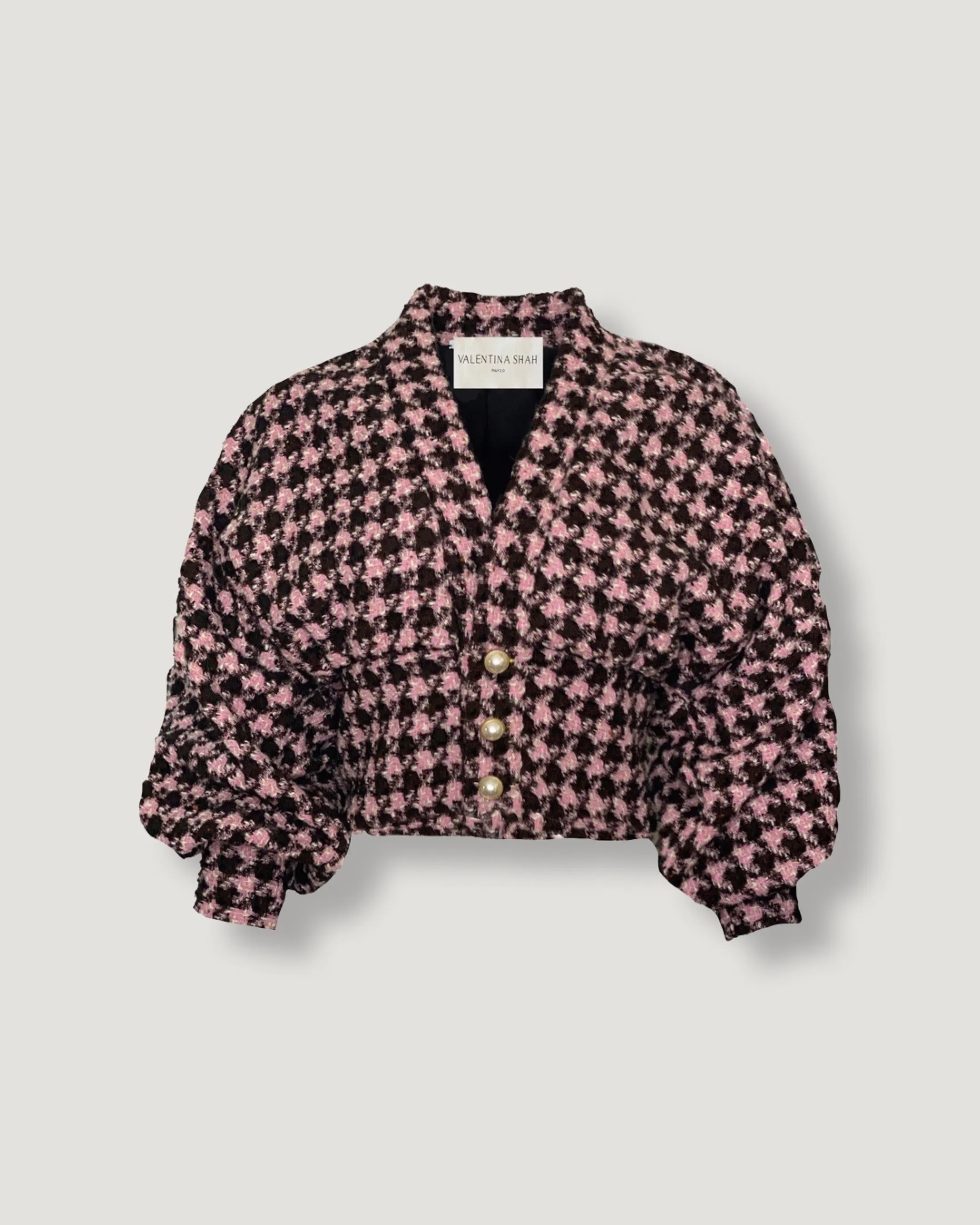 TESSIA TOP- VINTAGE TWEED