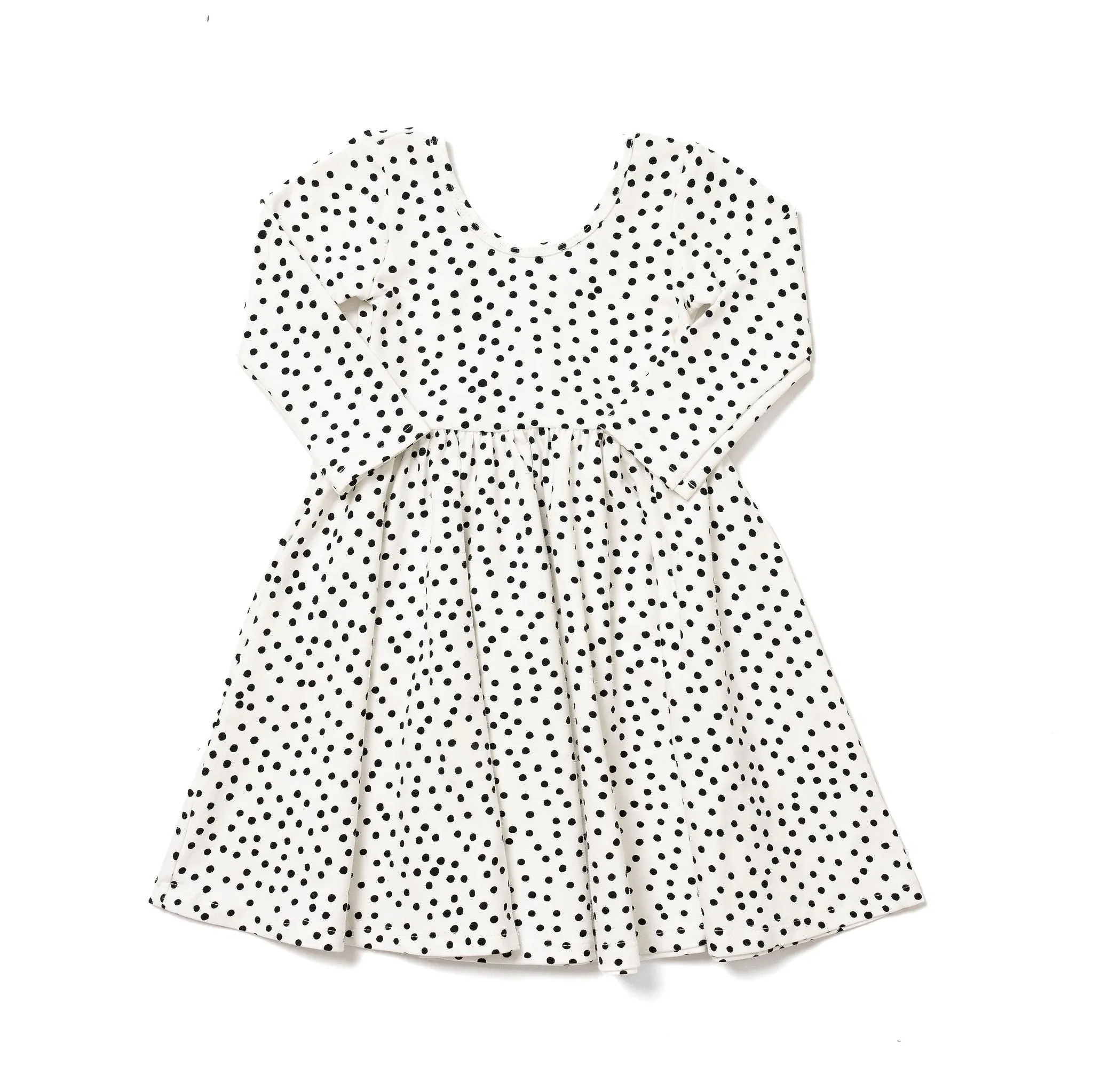 The Ballet Dress in Ivory Dot